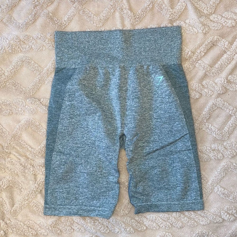 Green marl Gymshark bike shorts